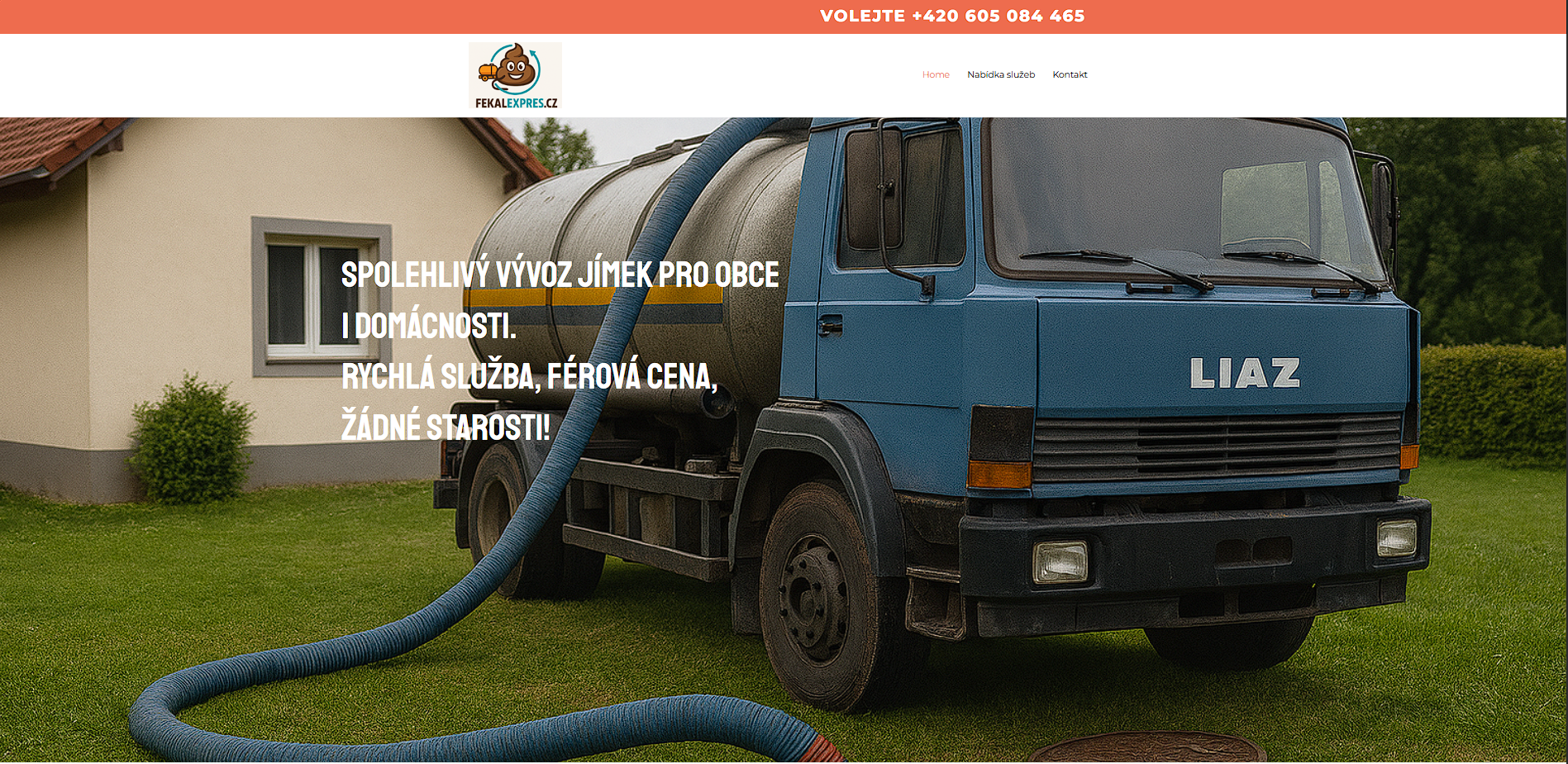 FEKALEXPRES - náhled webu